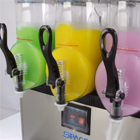 3 Bowls Frozen Beverage Machine Slush Machine with LED Lights